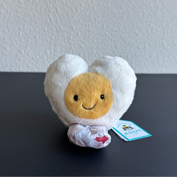 AUTHENTIC❗️New with Tags - Jellycat Heart Boiled Egg Valentine’s Day 2026! - Picture 2 of 11